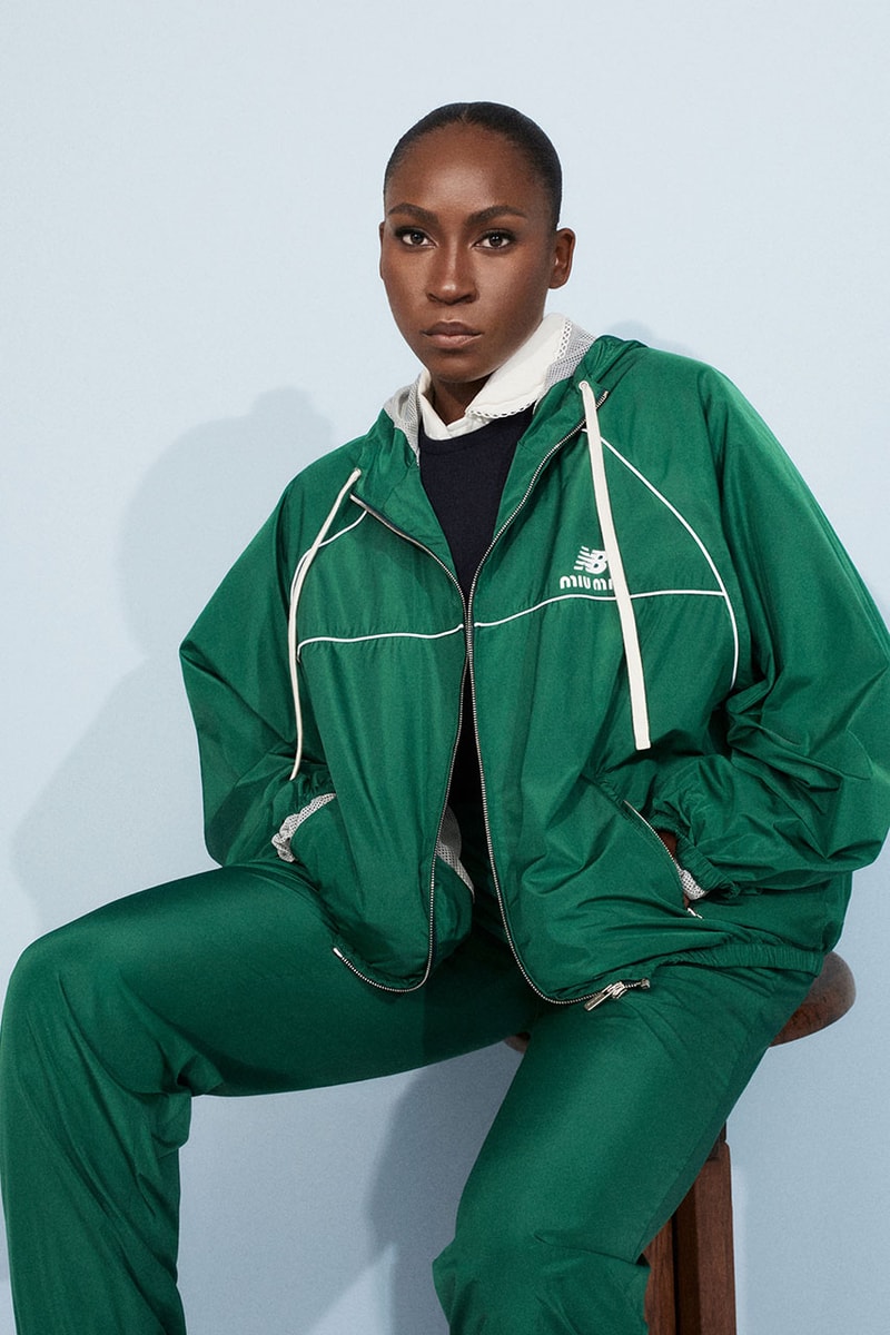 ニューバランスxミュウ ミュウがココ・ガウフを称えたスペシャルコラボレーションを発表 new balance x miu miu with coco gauff release info