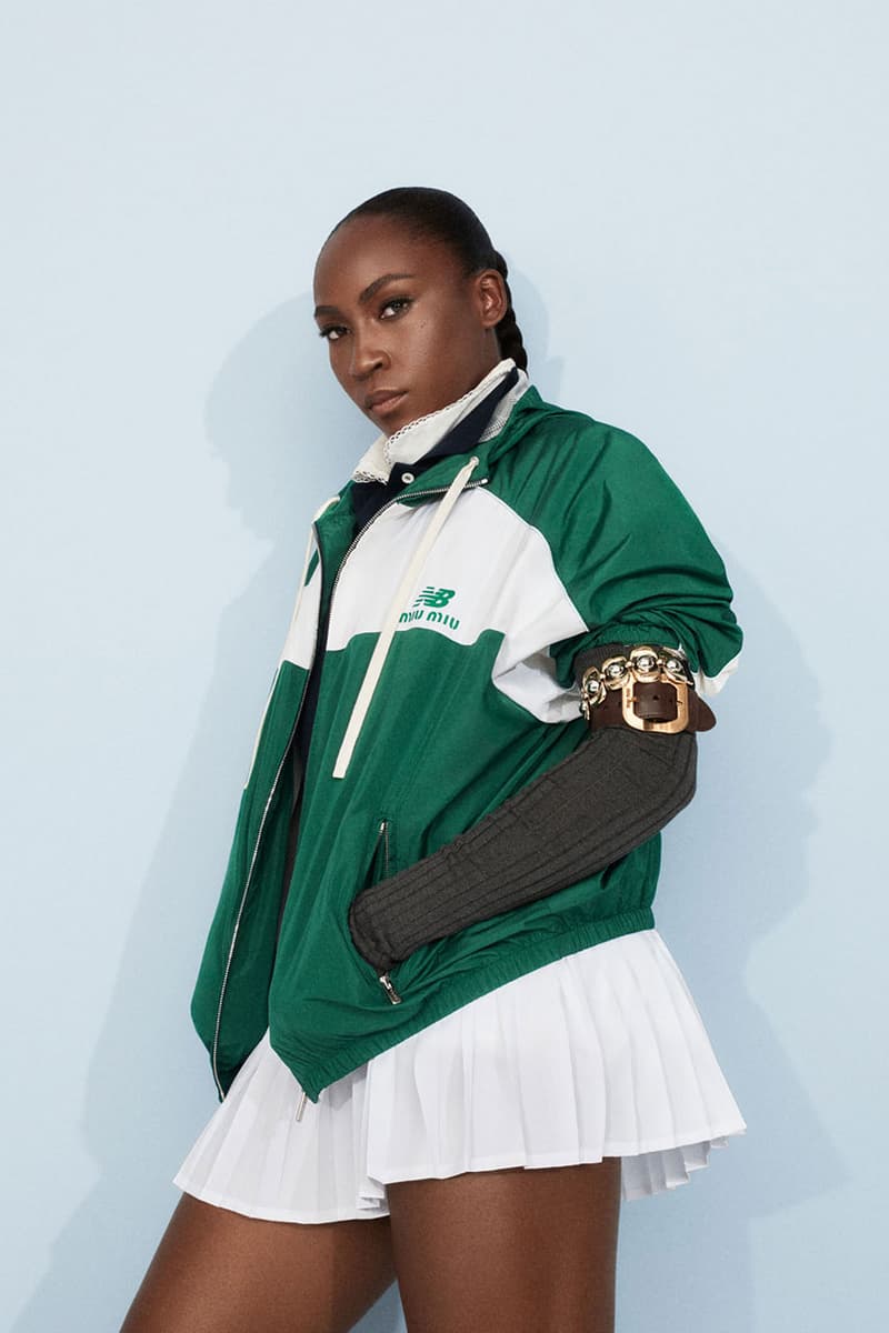 ニューバランスxミュウ ミュウがココ・ガウフを称えたスペシャルコラボレーションを発表 new balance x miu miu with coco gauff release info