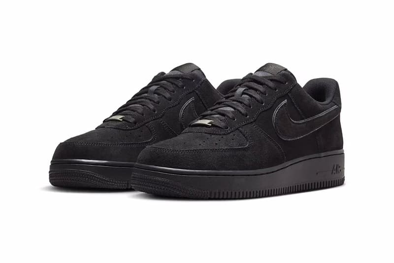 ナイキ エアフォース 1 ローにオールブラックの新色 “ブラック キャット” が登場 Official Look at the Nike Air Force 1 Low "Black Cat" summer HQ1966-002 suede