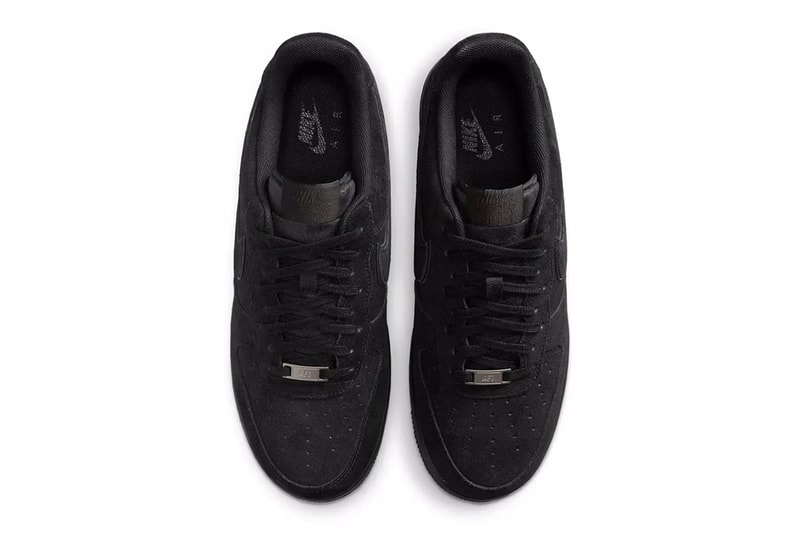 ナイキ エアフォース 1 ローにオールブラックの新色 “ブラック キャット” が登場 Official Look at the Nike Air Force 1 Low "Black Cat" summer HQ1966-002 suede