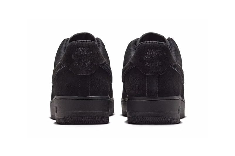 ナイキ エアフォース 1 ローにオールブラックの新色 “ブラック キャット” が登場 Official Look at the Nike Air Force 1 Low "Black Cat" summer HQ1966-002 suede
