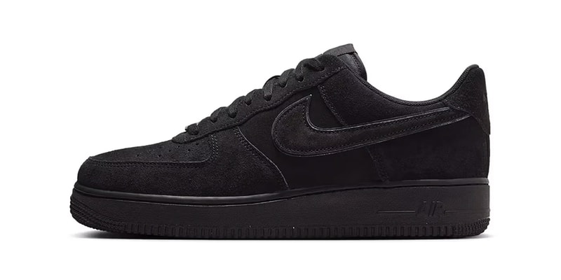 ナイキ エアフォース 1 ローにオールブラックの新色 “ブラック キャット” が登場 Official Look at the Nike Air Force 1 Low "Black Cat" summer HQ1966-002 suede