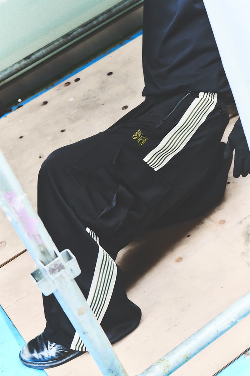ニードルズxウィズムによる H.D. TRACK PANT が発売 needles wism h d track pant release info