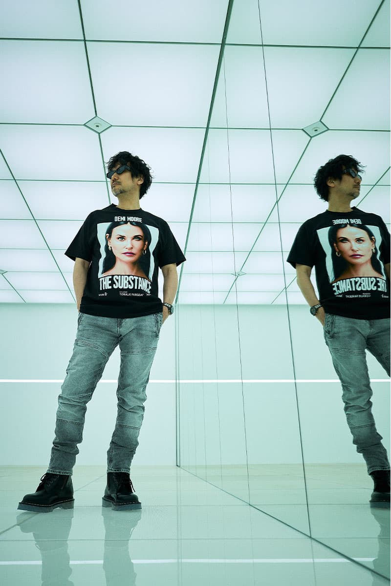 ギークスルールが映画『サブスタンス』とのコラボTシャツを3型発売 geeks rule sabstance collaboration t shirts release info