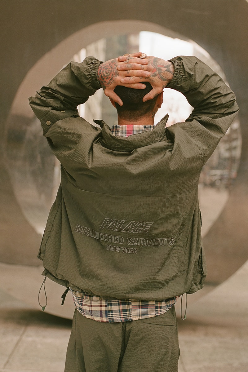 パレス スケートボード x エンジニアド ガーメンツ コラボコレクション第2弾がローンチ PALACE SKATEBOARDS x Engineered Garments 2025 summer release info