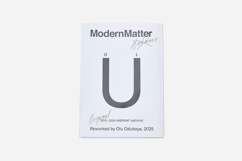 英ロンドン発の雑誌 モダン・マター x アンダーカバー 高橋盾による ZINE & Tシャツが発売 Modern Matter x UNDERCOVER Jun Takahashi collaboration items