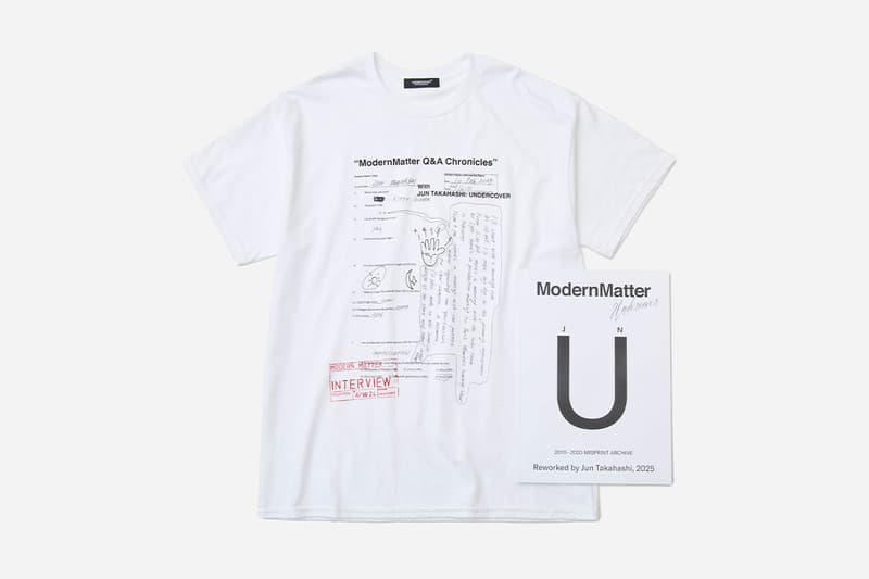 英ロンドン発の雑誌 モダン・マター x アンダーカバー 高橋盾による ZINE & Tシャツが発売 Modern Matter x UNDERCOVER Jun Takahashi collaboration items