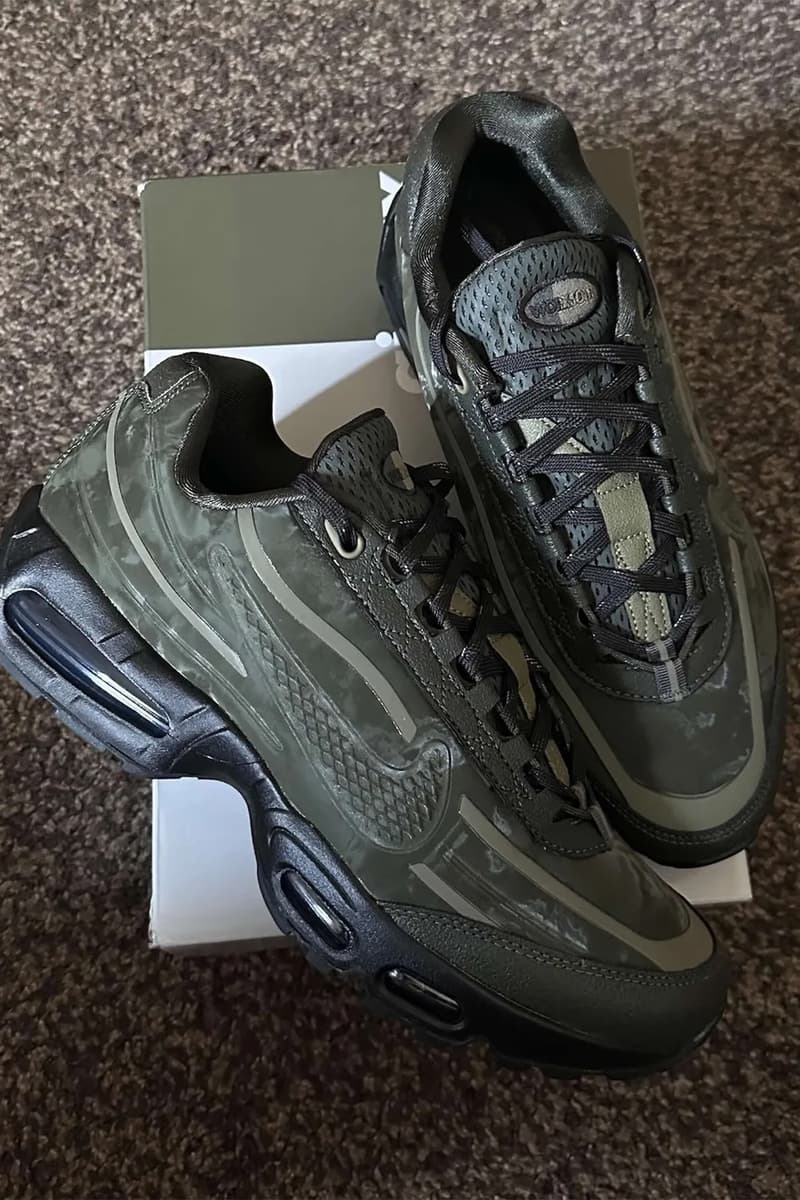 ワークスアウト x ナイキ エアマックス 95 ユニフォーム のディテールをチェック WORKSOUT x Nike Air Max 95 detail look