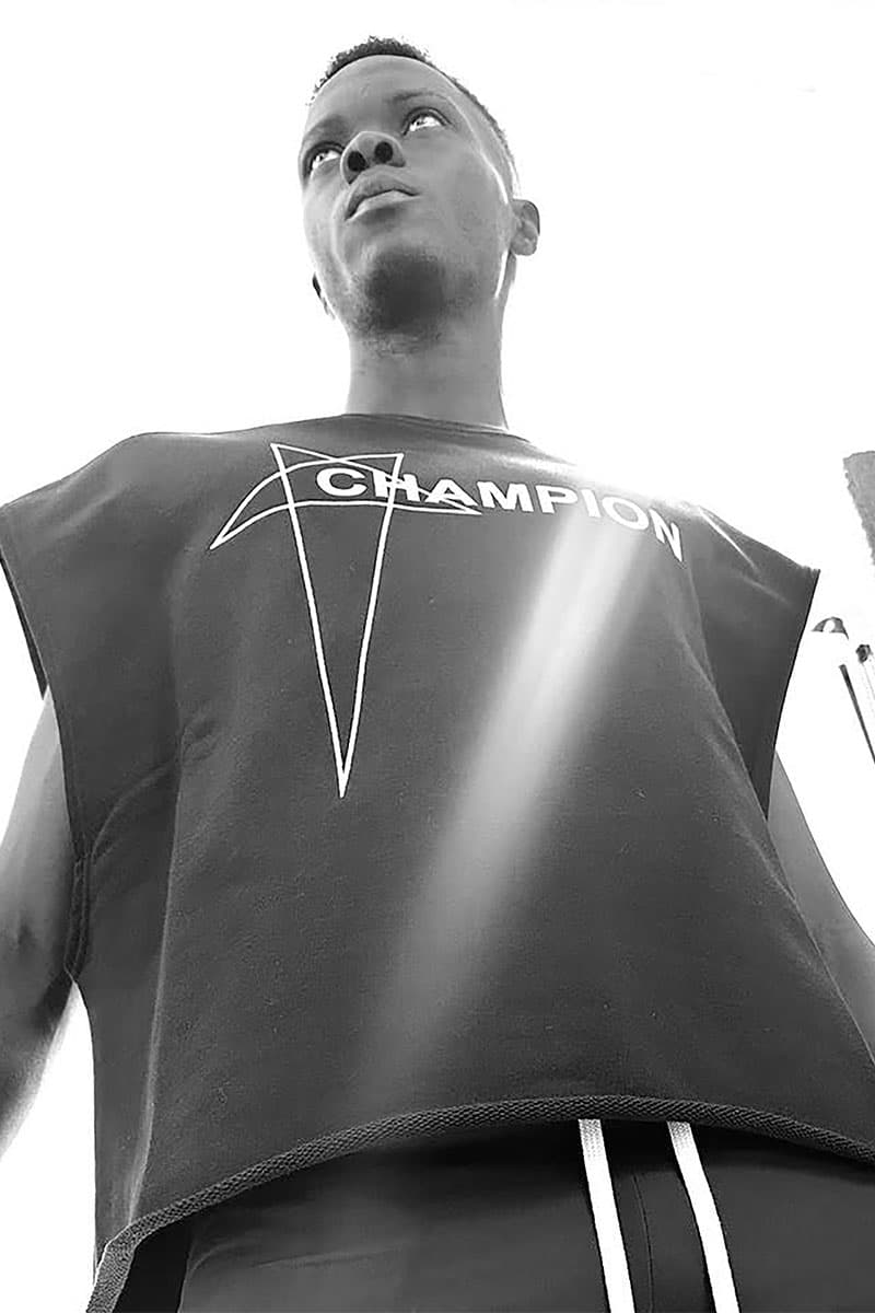 チャンピオンxリックオーエンスによる最新コラボコレクションが発売 champion rick owens collabo collection release info