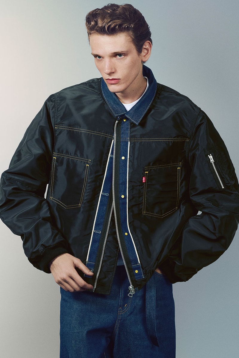 リーバイスxサカイより新たなコラボコレクションが発売 levis sacai collb collection release info