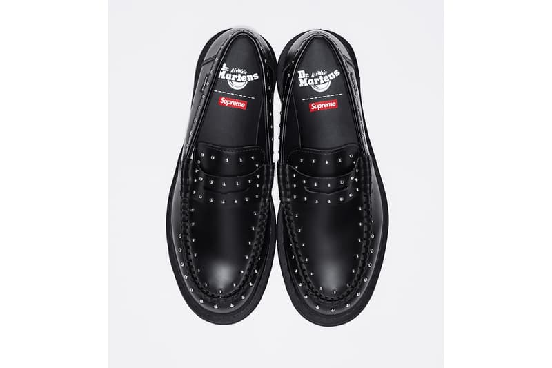 シュプリーム x ドクターマーチンが2025年春夏シーズンのコラボシューズを発表 Supreme x Dr.Martens Studded Penton Loafer 2025 spring summer release info