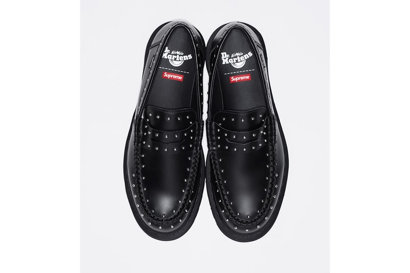 シュプリーム x ドクターマーチンが2025年春夏シーズンのコラボシューズを発表 Supreme x Dr.Martens Studded Penton Loafer 2025 spring summer release info