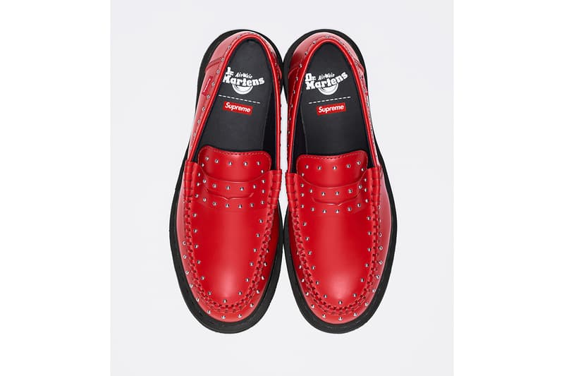 シュプリーム x ドクターマーチンが2025年春夏シーズンのコラボシューズを発表 Supreme x Dr.Martens Studded Penton Loafer 2025 spring summer release info