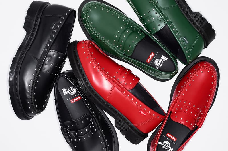 シュプリーム x ドクターマーチンが2025年春夏シーズンのコラボシューズを発表 Supreme x Dr.Martens Studded Penton Loafer 2025 spring summer release info