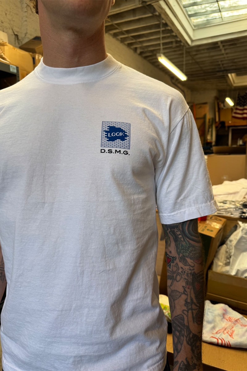 ルックスタジオの“Brick Logo”をDSMG限定カラーで復刻 lqqk studio dover street market ginza pop up release info