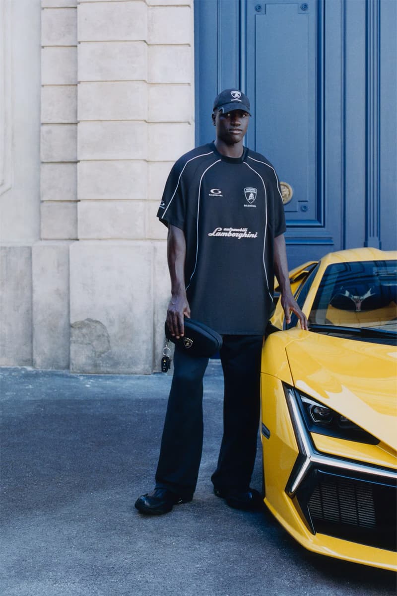 バレンシアガ x アウトモービリ・ランボルギーニコレクションが販売開始 Balenciaga Automobili Lamborghini collection release info