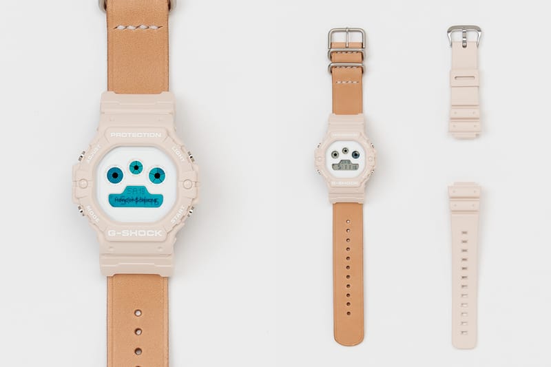 STASH 美品 CASIO G-SHOCKコラボモデル GA-100ST-2A G-SHOCK×STASH、ブルーのスプラッター柄を配したコラボモデル