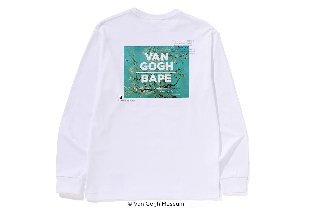 ベイプ®︎とファン・ゴッホ美術館がコラボコレクションを発売 A BATHING APE®️ and the Van Gogh Museum Launch Collaborative Collection