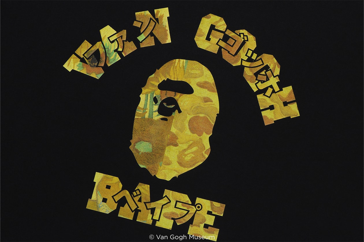 ベイプ®︎とファン・ゴッホ美術館がコラボコレクションを発売 A BATHING APE®️ and the Van Gogh Museum Launch Collaborative Collection