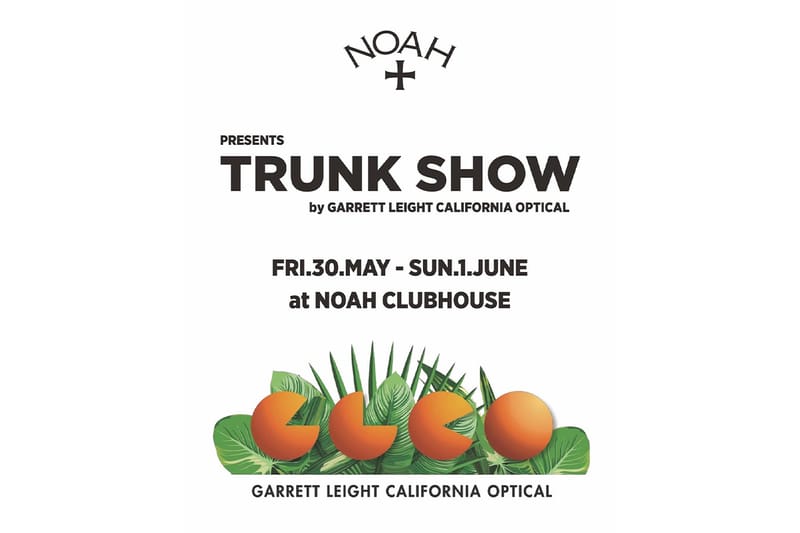 LA 発のアイウェアブランド GLCO のトランクショーが NOAH CLUBHOUSE で開催