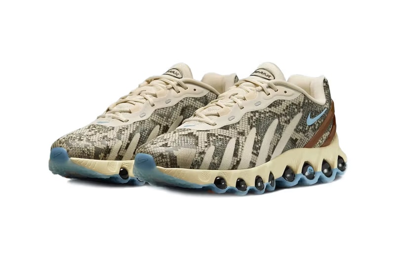 ナイキエアマックスDN8より“ライト カーキ”で登場 nike air max dn8 snakeskin light khaki release info