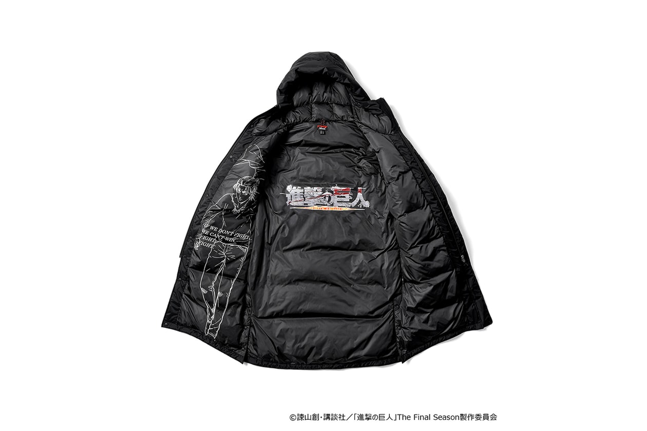 Attack on Titan NANGA Sleeping Bag Release Info　ナンガが『進撃の巨人』とコラボして“巨人寝袋”登場