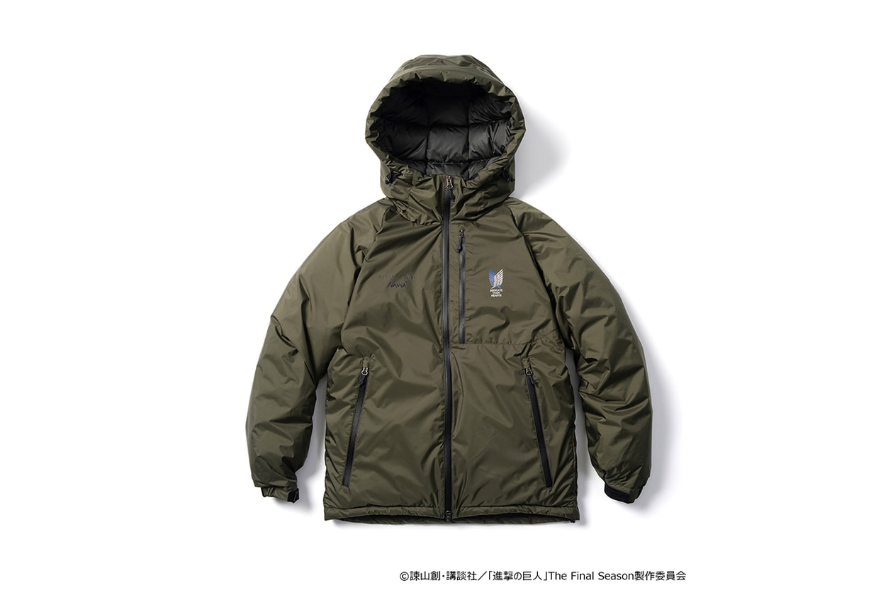 Attack on Titan NANGA Sleeping Bag Release Info　ナンガが『進撃の巨人』とコラボして“巨人寝袋”登場