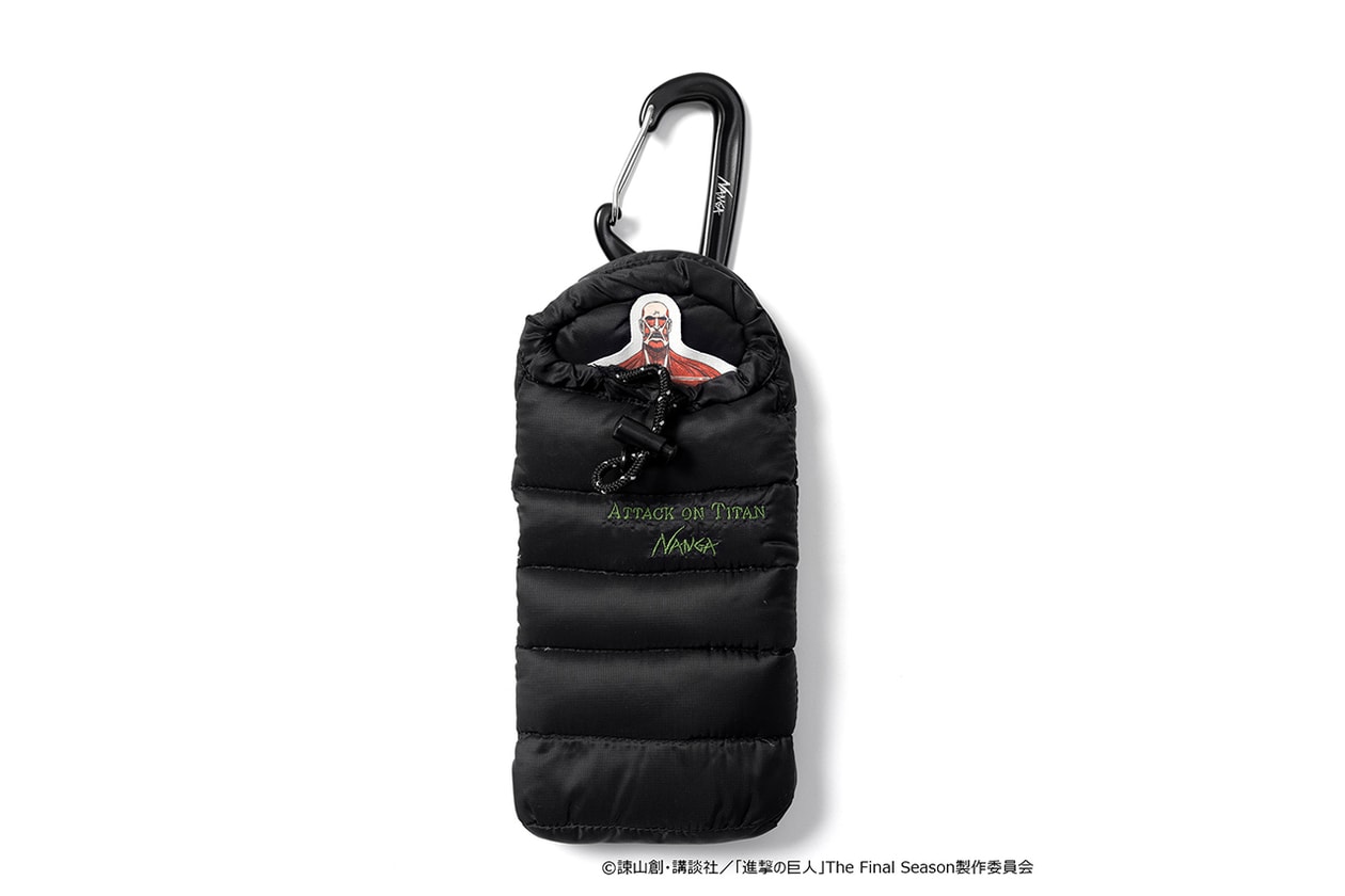 Attack on Titan NANGA Sleeping Bag Release Info　ナンガが『進撃の巨人』とコラボして“巨人寝袋”登場