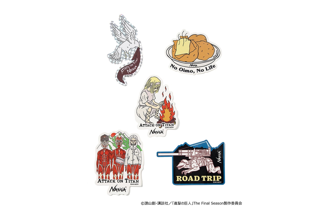 Attack on Titan NANGA Sleeping Bag Release Info　ナンガが『進撃の巨人』とコラボして“巨人寝袋”登場