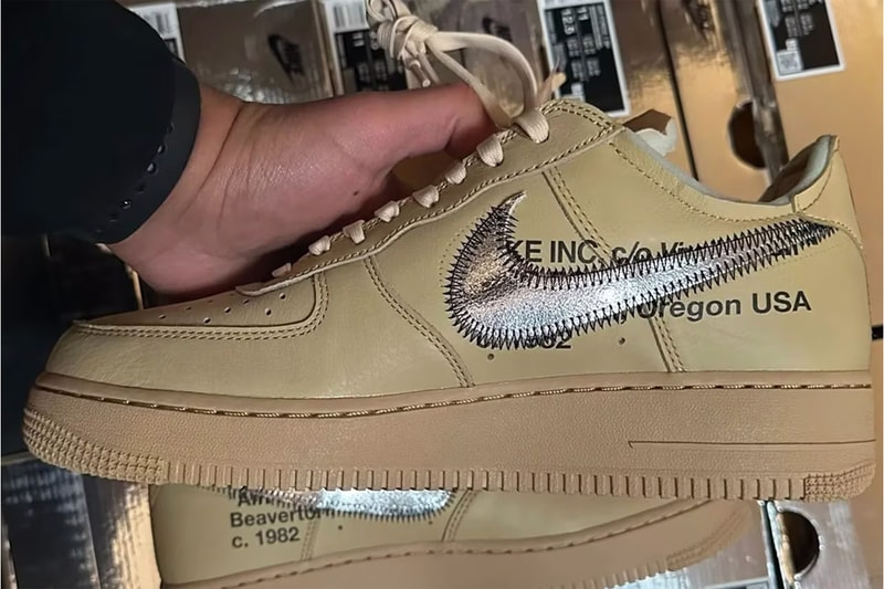 オフホワイト x ナイキ エアフォース 1 ローの未発表カラー “セサミ” が2025年秋に発売か Off-White Nike Air Force 1 Low Sesame FD6900-200 Release date info store list buying guide photos price