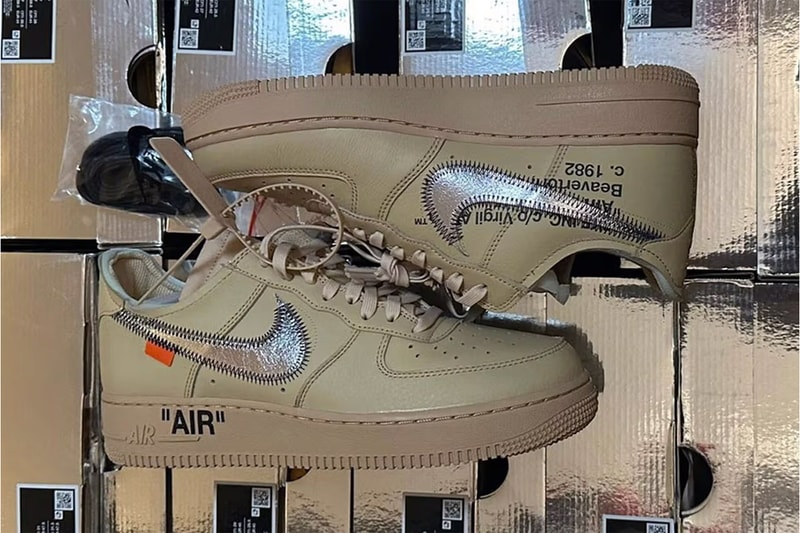オフホワイト x ナイキ エアフォース 1 ローの未発表カラー “セサミ” が2025年秋に発売か Off-White Nike Air Force 1 Low Sesame FD6900-200 Release date info store list buying guide photos price