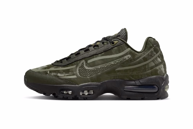 ワークスアウト x ナイキ エアマックス 95 “ミディアムオリーブ アンド セコイア” が国内発売決定 WORKSOUT x Nike Air Max 95 Medium Olive and Sequoia release info