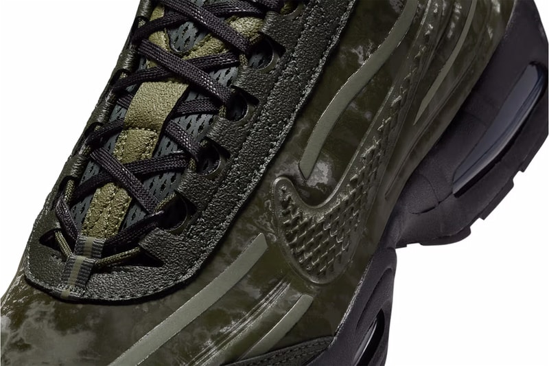ワークスアウト x ナイキ エアマックス 95 “ミディアムオリーブ アンド セコイア” が国内発売決定 WORKSOUT x Nike Air Max 95 Medium Olive and Sequoia release info