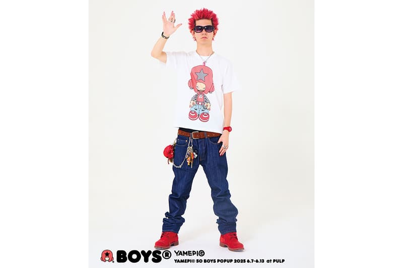 ヤメピが渋谷・パルプにて『BOYS TEE POPUP』を開催 yamepi t shirts collection release info