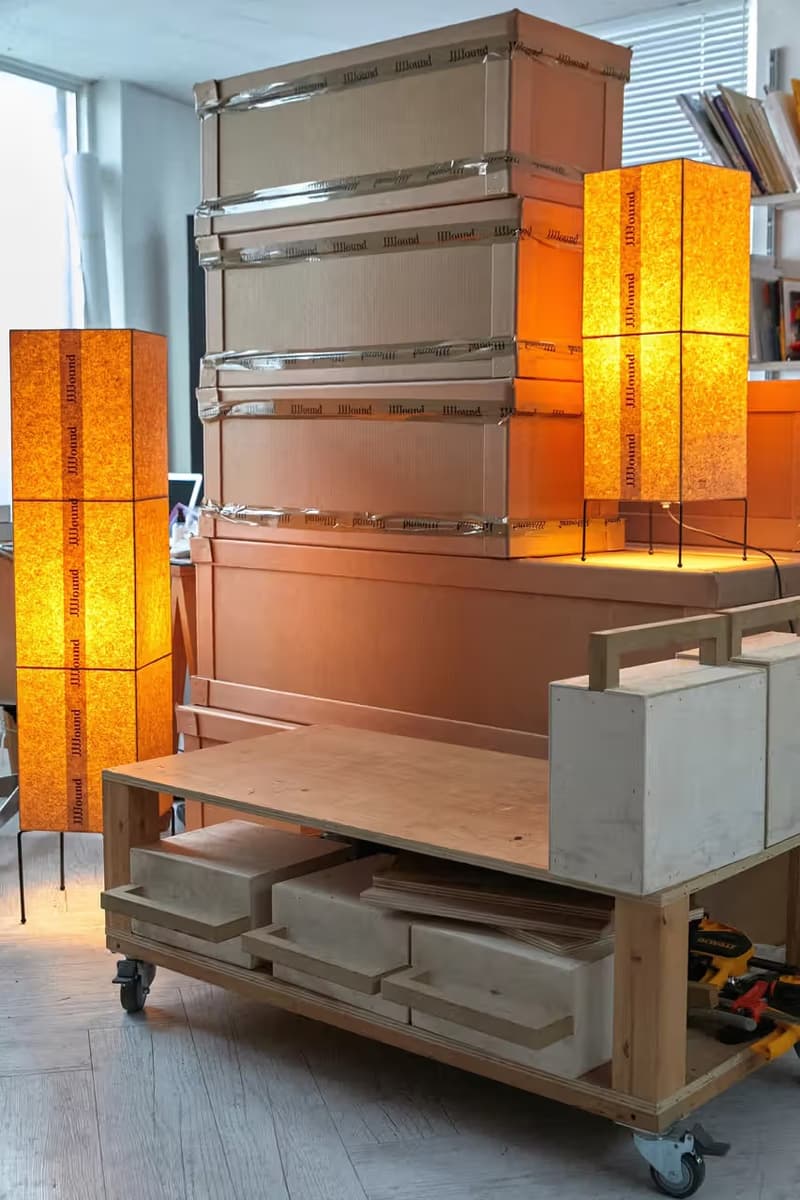 ジョウンドxギュファン・リーによるパッケージ素材のランプが発売 jjjjound gyuhuan leee rump release info