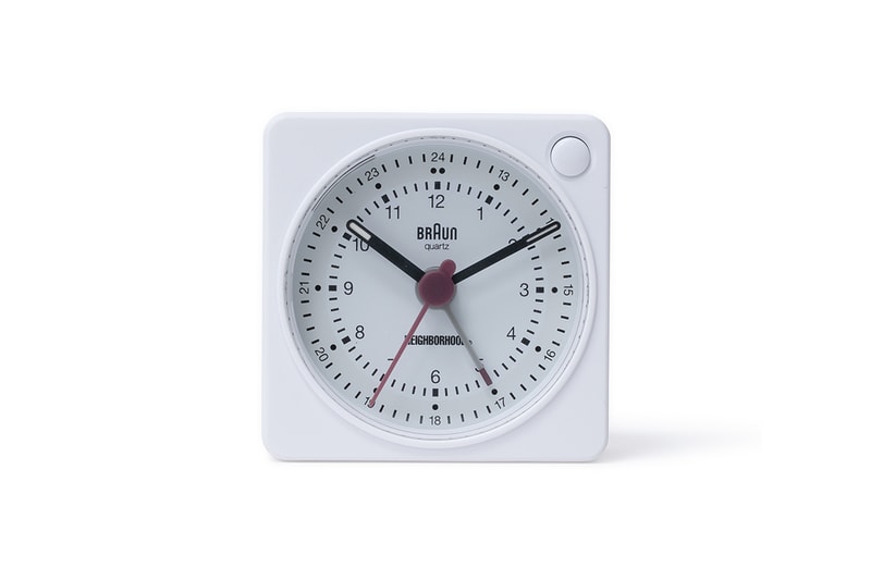 ネイバーフッドとブラウンによるコラボクロックが2種類登場 neighborhood braun collabo clock release info