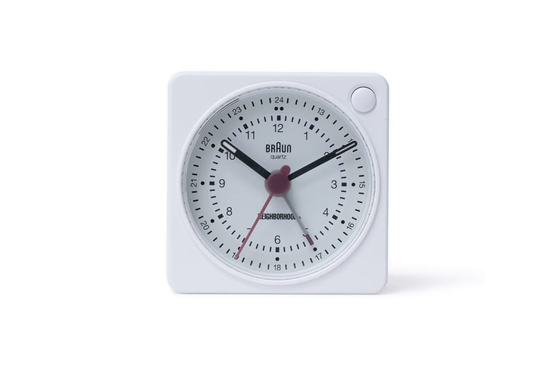 NEIGHBORHOOD と Braun によるコラボクロックが2種類登場