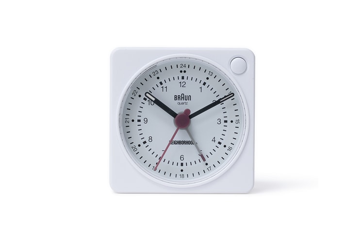 NEIGHBORHOOD と Braun によるコラボクロックが2種類登場