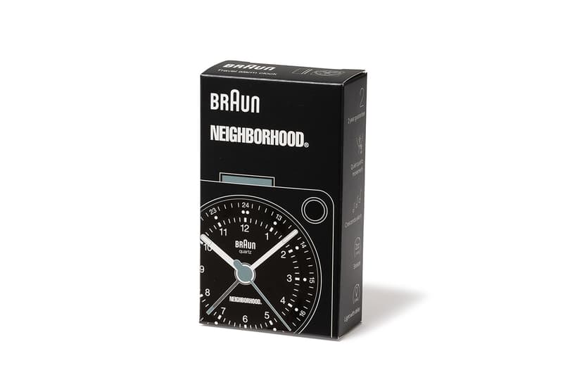 ネイバーフッドとブラウンによるコラボクロックが2種類登場 neighborhood braun collabo clock release info