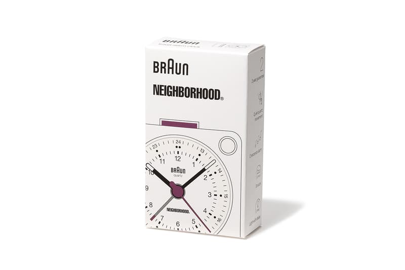 ネイバーフッドとブラウンによるコラボクロックが2種類登場 neighborhood braun collabo clock release info