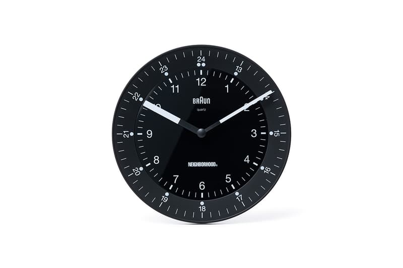 ネイバーフッドとブラウンによるコラボクロックが2種類登場 neighborhood braun collabo clock release info