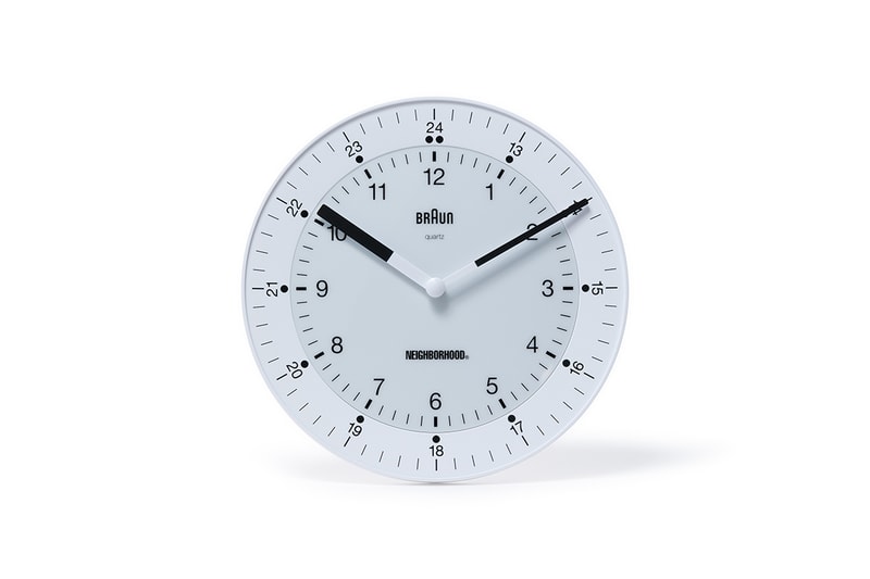 ネイバーフッドとブラウンによるコラボクロックが2種類登場 neighborhood braun collabo clock release info
