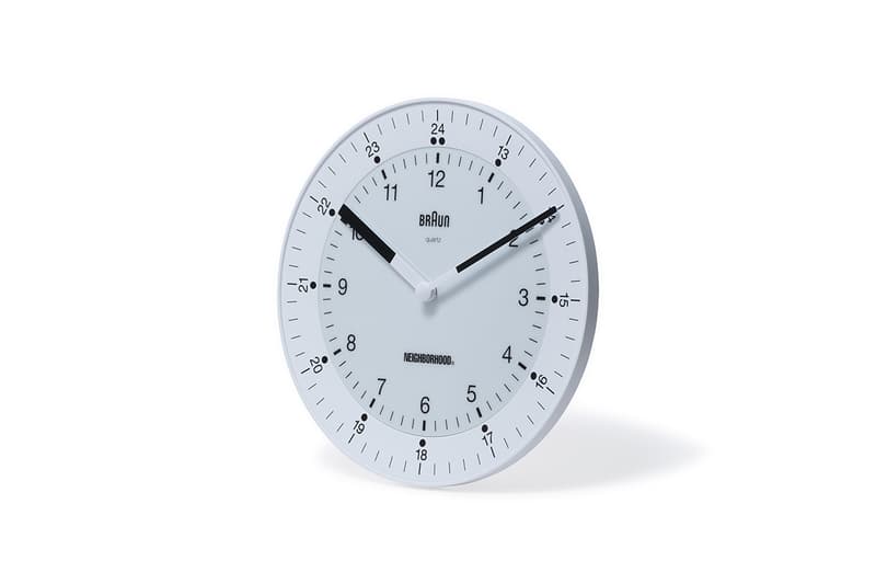 ネイバーフッドとブラウンによるコラボクロックが2種類登場 neighborhood braun collabo clock release info