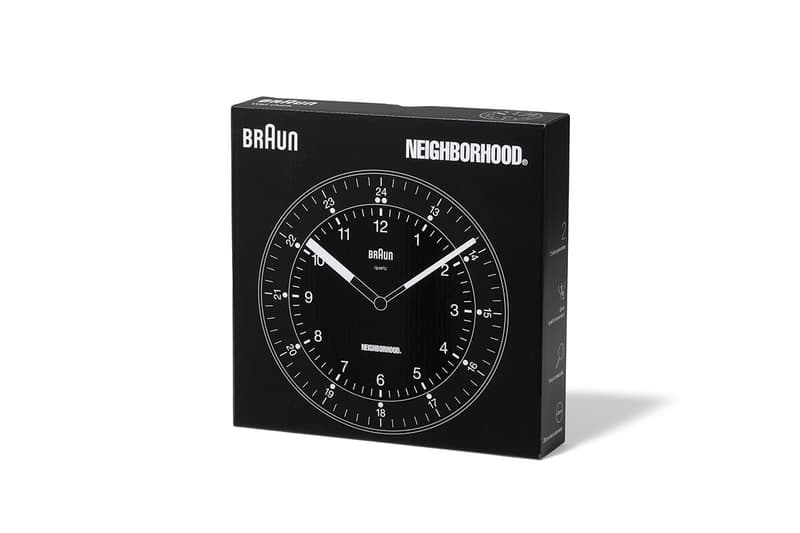 ネイバーフッドとブラウンによるコラボクロックが2種類登場 neighborhood braun collabo clock release info