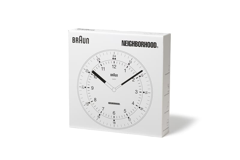 ネイバーフッドとブラウンによるコラボクロックが2種類登場 neighborhood braun collabo clock release info