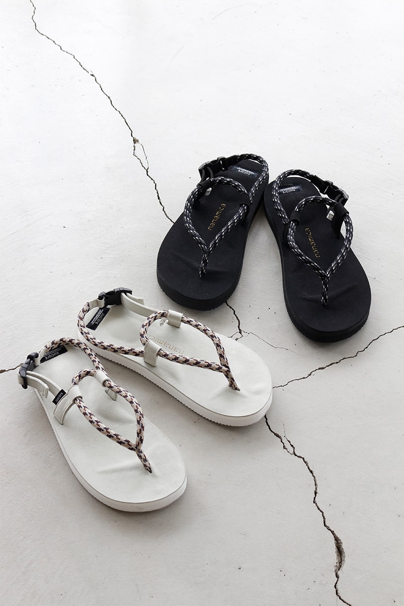 ナナミカとスイコックによる盛夏シーズンに向けたコラボサンダルが発売 nanamica suicoke collaboration release info