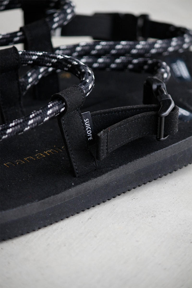 ナナミカとスイコックによる盛夏シーズンに向けたコラボサンダルが発売 nanamica suicoke collaboration release info