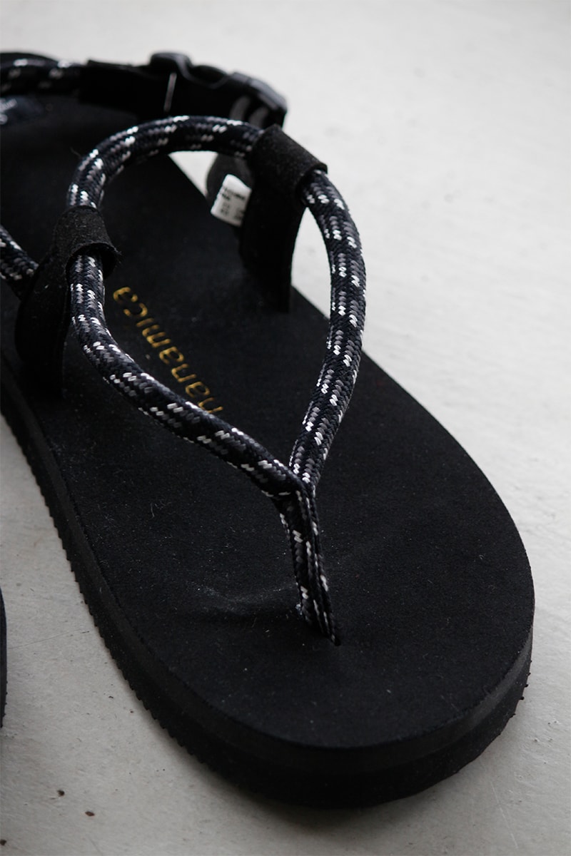 ナナミカとスイコックによる盛夏シーズンに向けたコラボサンダルが発売 nanamica suicoke collaboration release info