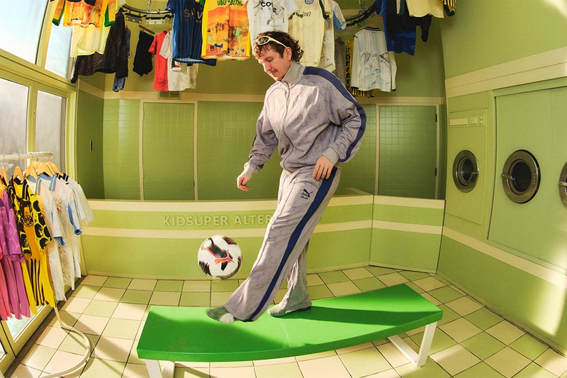 PUMA x KidSuper が 7つの強豪クラブユニフォームをアート化