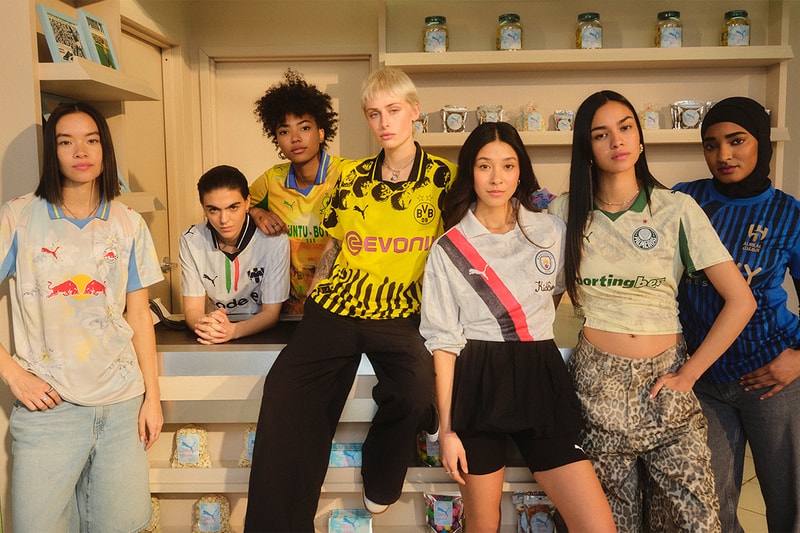 PUMA x KidSuper が 7つの強豪クラブユニフォームをアート化